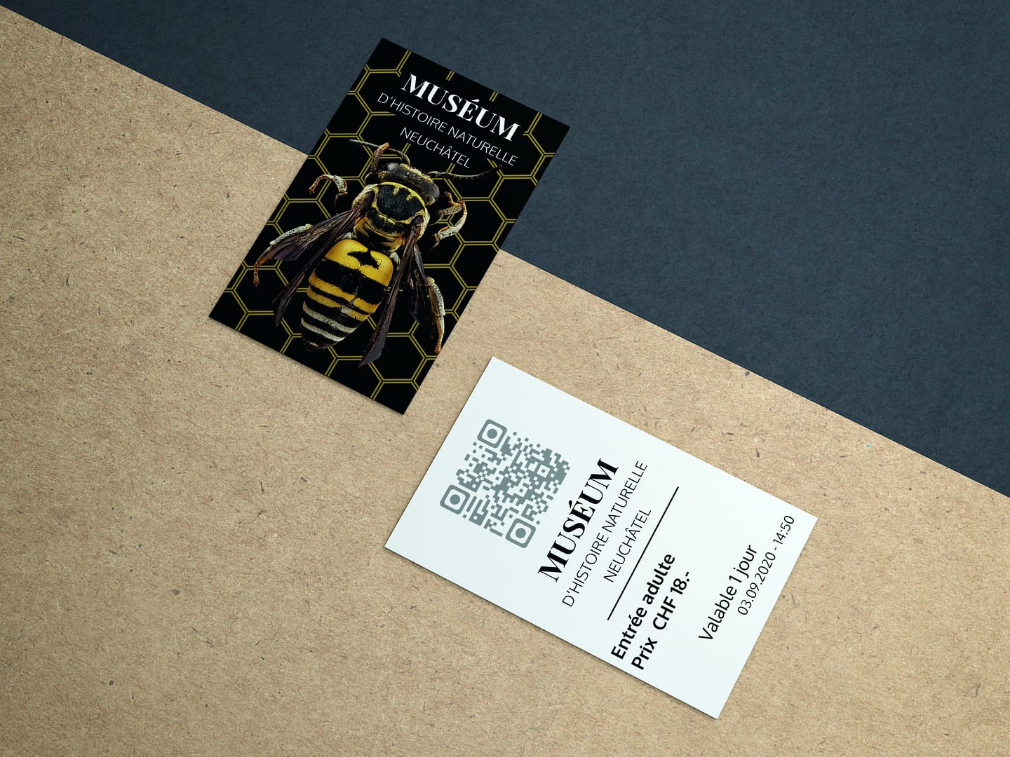 Mockup entrée musée