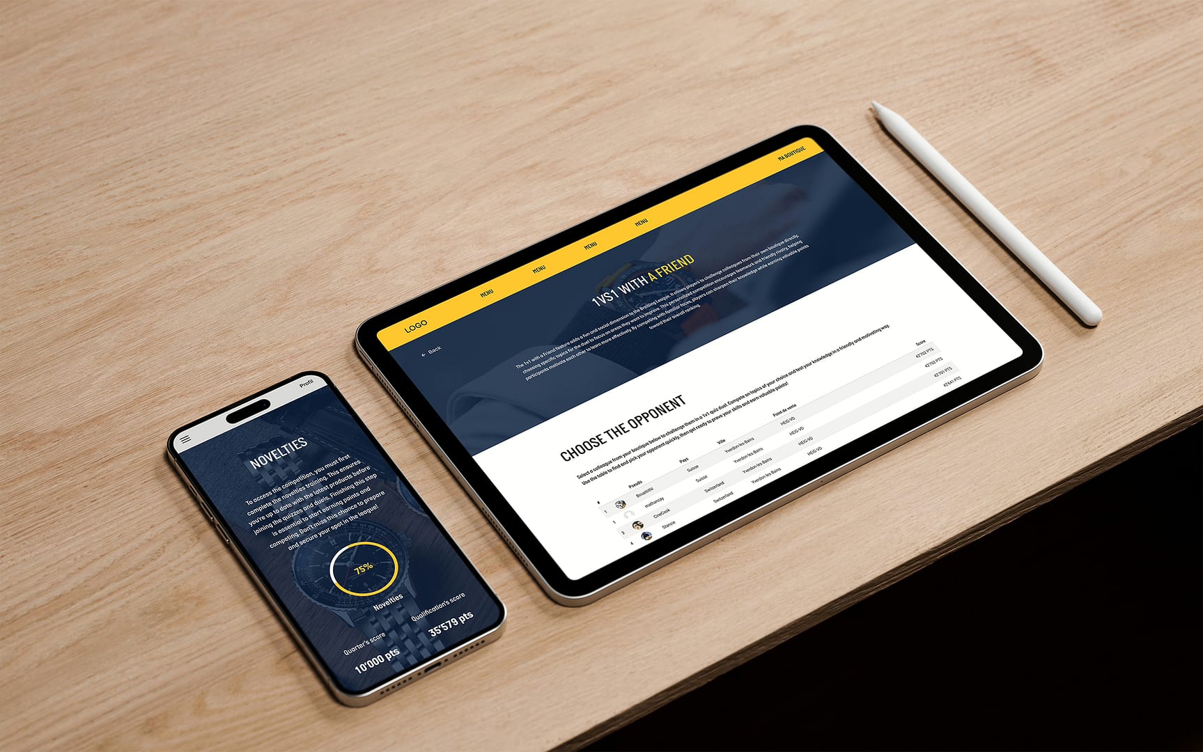 Mockup site