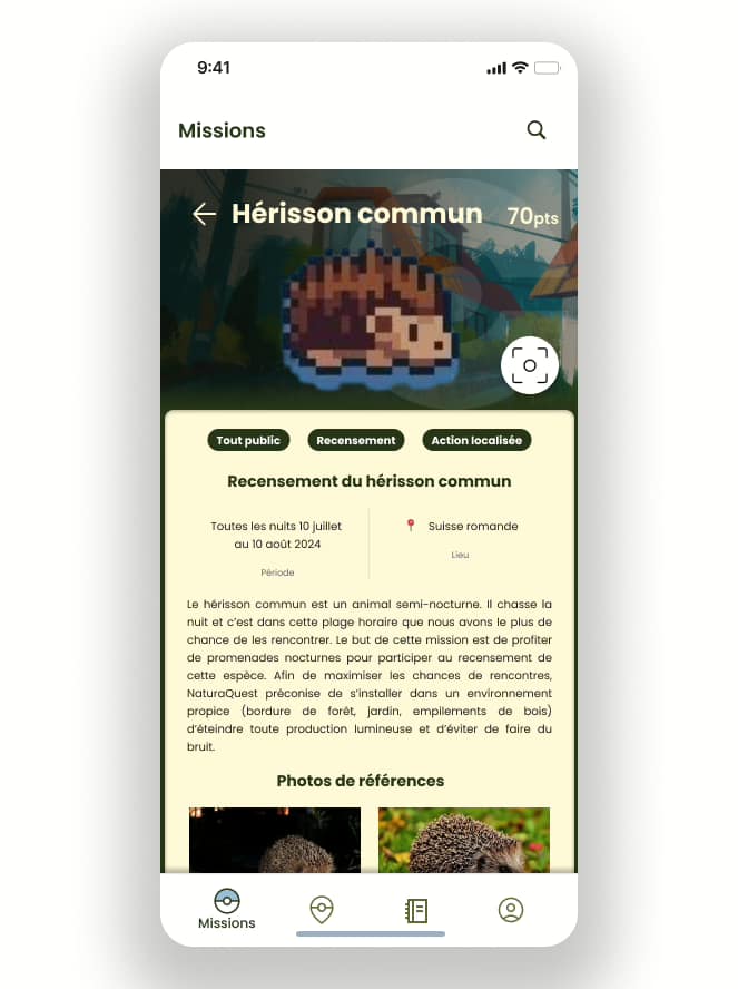 Page mission